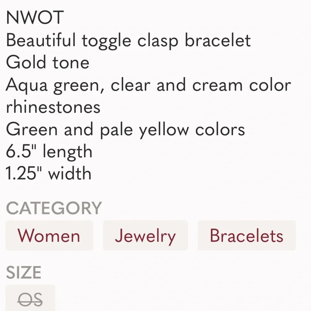 Moon and Stars Rhinestone Bracelet NIP - Picture 6 of 6